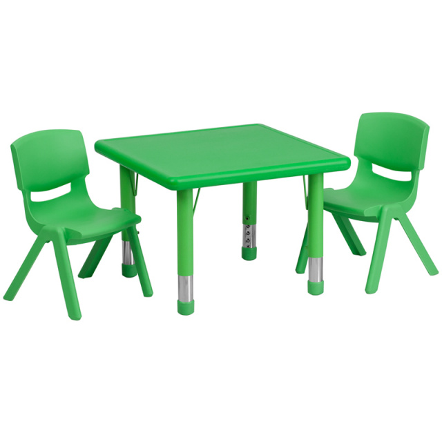 Daycare tables and preschool table and chair sets at Daycare