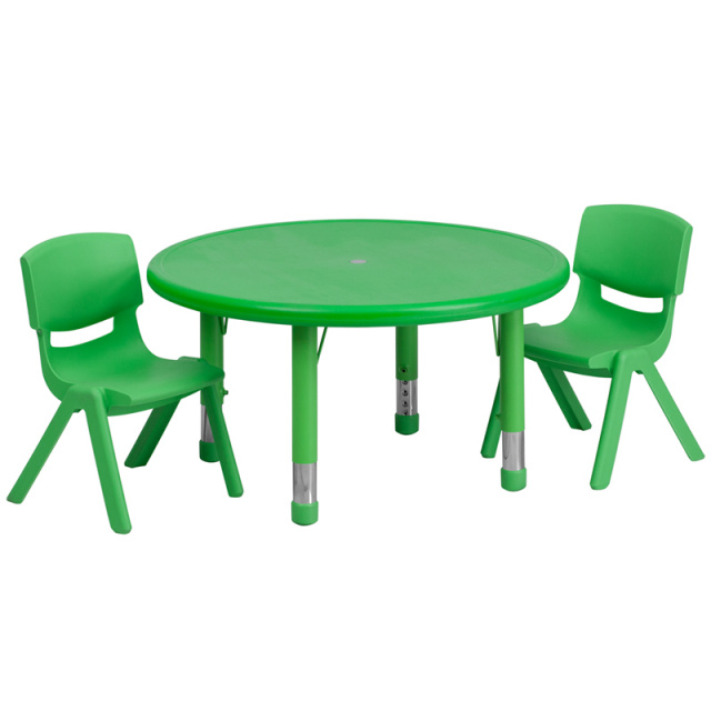 Daycare tables and preschool table and chair sets at Daycare