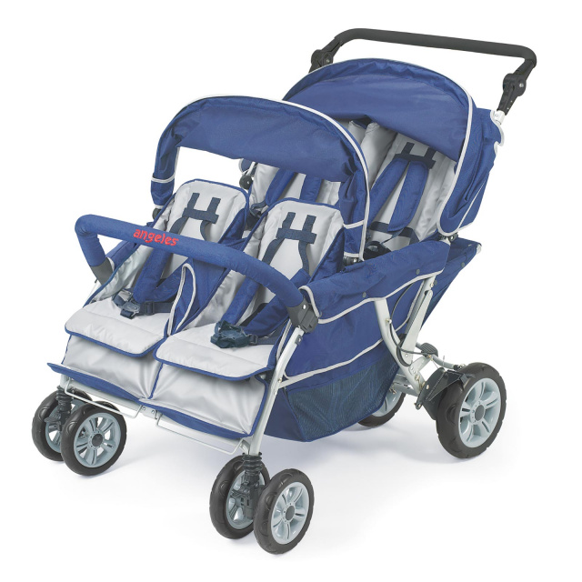 4 child stroller