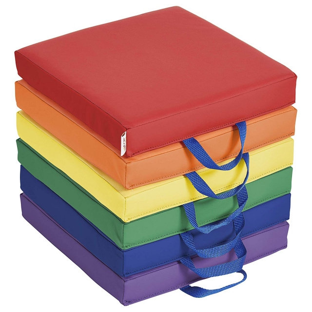 Elr 12300 As Softzone Square Floor Cushion With Handle 6 Piece