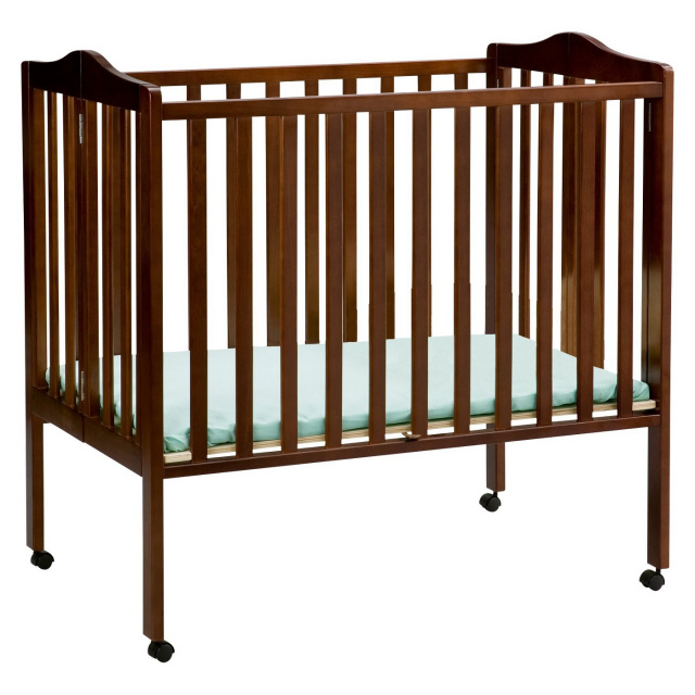 Delta Children Portable Mini Crib - Dark Cherry