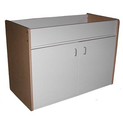 changing table with doors