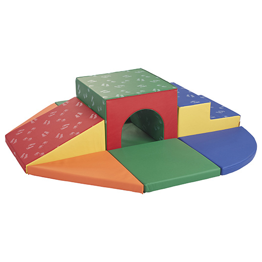 padded climbing blocks