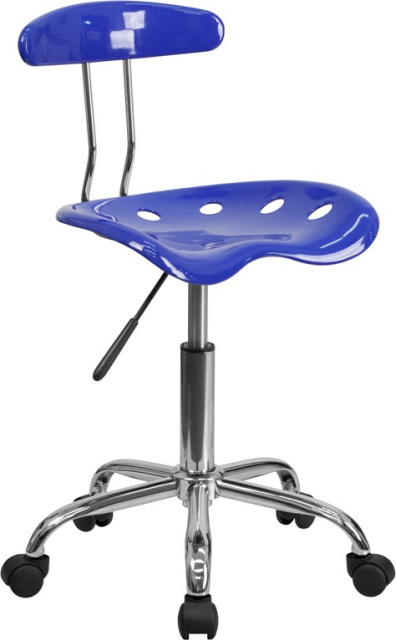 blue kids desk chair