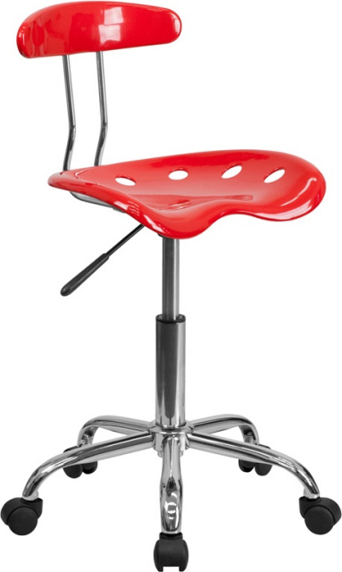 FF Task Chair with Tractor Seat - Red