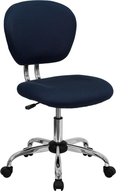 FF Swivel Task Chair Mid Back - Navy