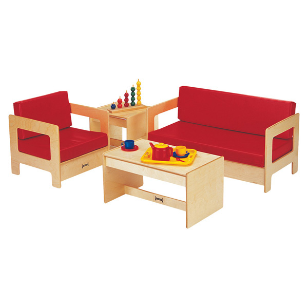 0380JC Living Room 4 Piece Set - Red