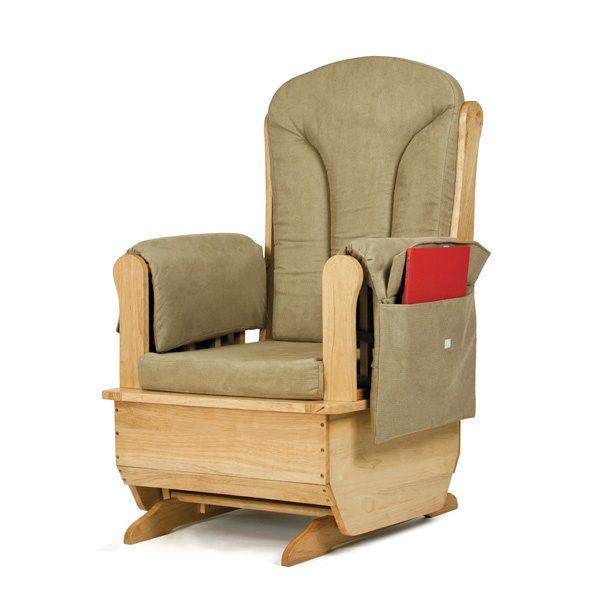 8164JC Glider Rocker with Olive Cushions