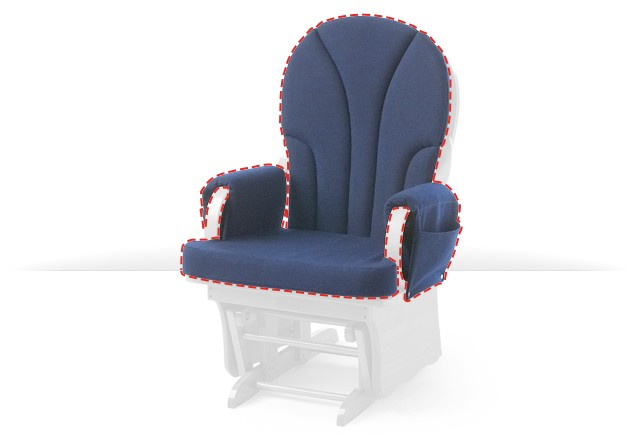 gliding chair cushion replacement