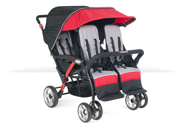 double seated stroller