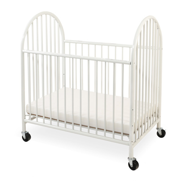 black metal baby crib