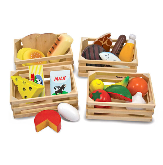 MD-271 Food Groups - Wooden Play Food
