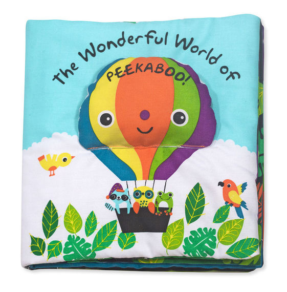 MD-9208 Soft Activity Book - The Wonderful World of Peekaboo!