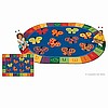 123 ABC Butterfly Fun Rug 3'10" x 5'5" Rectangle CK3513