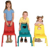 6-PK STACKABLE SCHOOL CHAIR WITH BALL FOOT - 10", 12", 14" OR 16" (CHOICE OF COLORS)