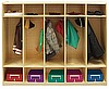 5-Section Coat Locker - Straight