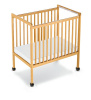 FD- 1632040  SafetyCraft? Compact-Size Fixed-Side Crib Clearview Headboard