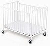 StowAway - Steel Folding Crib - w/ 2" Mattress FD 4020-2F-CW