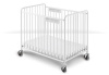 2031097 Chelsea Slatted Steel Child Care Crib with 4" casters