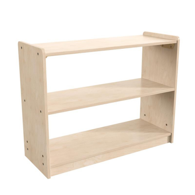 MK-KE23919-GG 2 Shelf Wooden Classroom Open Storage Unit