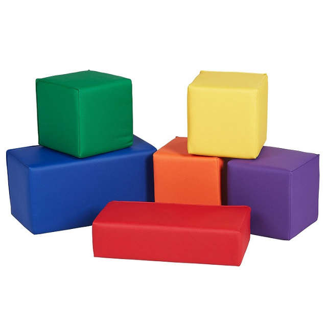 Soft Play Blocks, Soft Toddler Blocks, Preschool Blocks, Vinyl