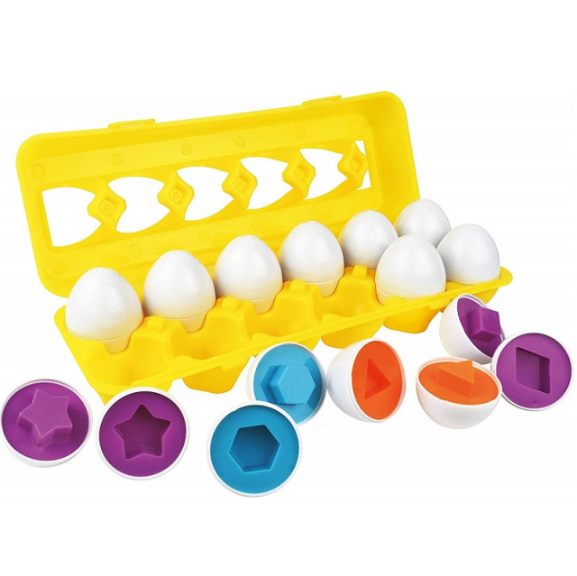 Matching Eggs Color Sorting Toys