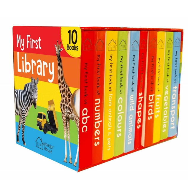 My First Library of 10 Small Board Books