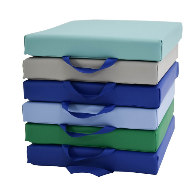 CF805-208 Square Floor Cushions - Contemporary Set of 6
