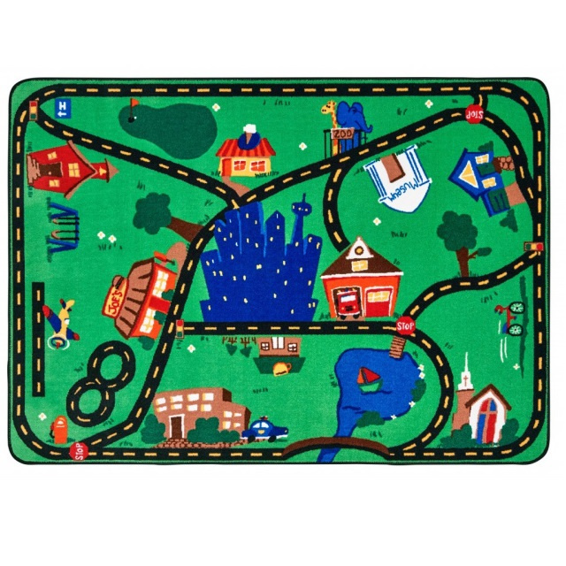 1017 Cruisin’ Around the Town Rug 8 x 12