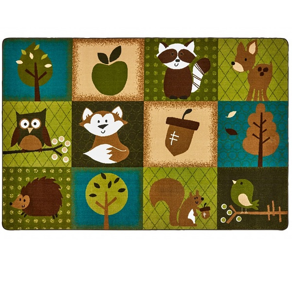 CK-22726 Nature's Friends Toddler Rug - 6'x9'