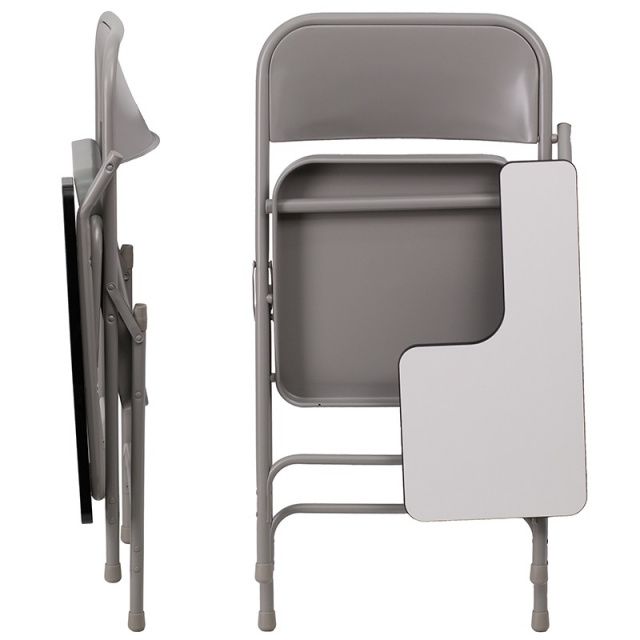 Premium_Steel_Folding_Chair_with_Right_Handed_Tablet folded