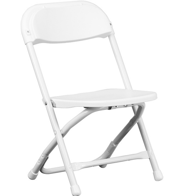 Y-KID-WH-GG Kids White Plastic Folding Chair - 10 Pack