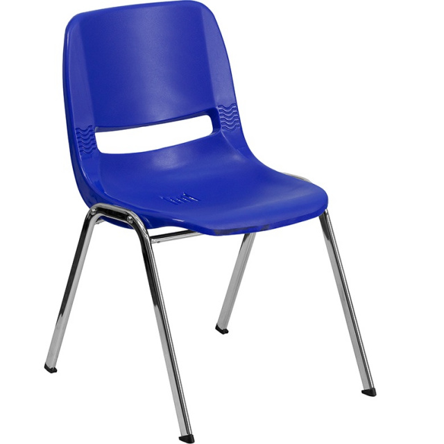HERCULES kids school chair 14" chrome