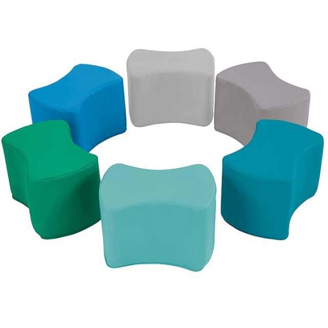 10442-CT Butterfly Stool Modular Toddler Seating Set - 6 Pack