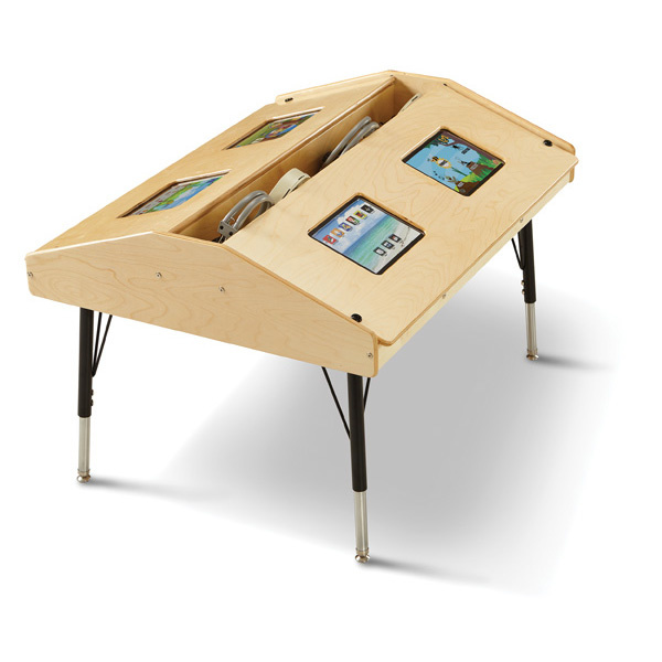 3397JCE Quad Tablet Table - Stationary