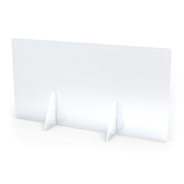 9823JC See-Thru Table Divider Shields 2 Station 30 x8x16