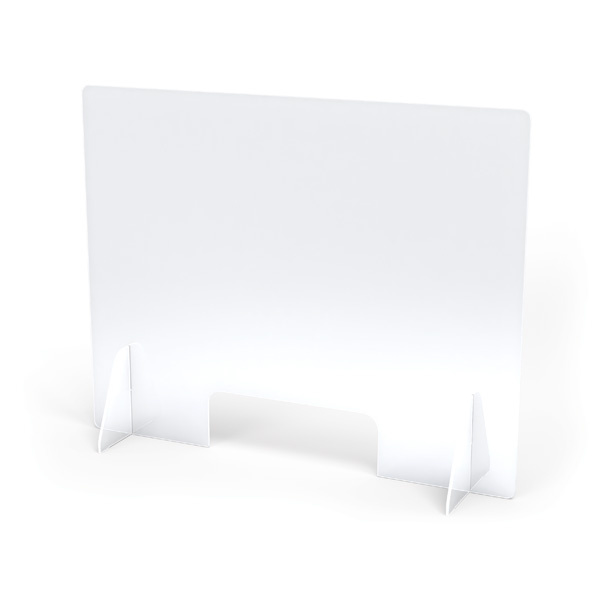 9824JC See Thru Table Divider Shields with Opening 30x8x23.5