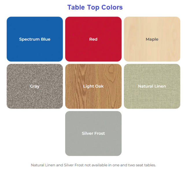 8 Seat Toddler Tables