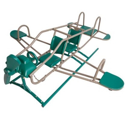 Ace Flyer Airplane Teeter Totter - Earthtones 