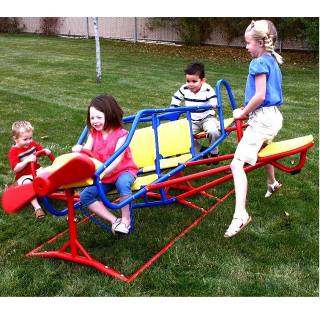 Ace Flyer Airplane Teeter Totter - Primary 