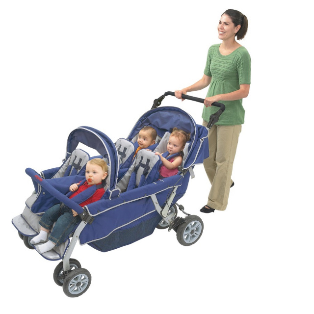 AFB6700 SureStop Folding Commercial Bye-Bye Stroller 6-Passenger