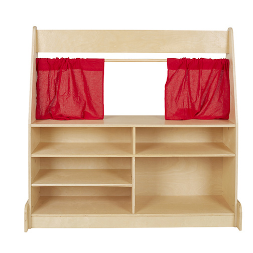 ELR-0695 Puppet Theater Dry-Erase Board storage