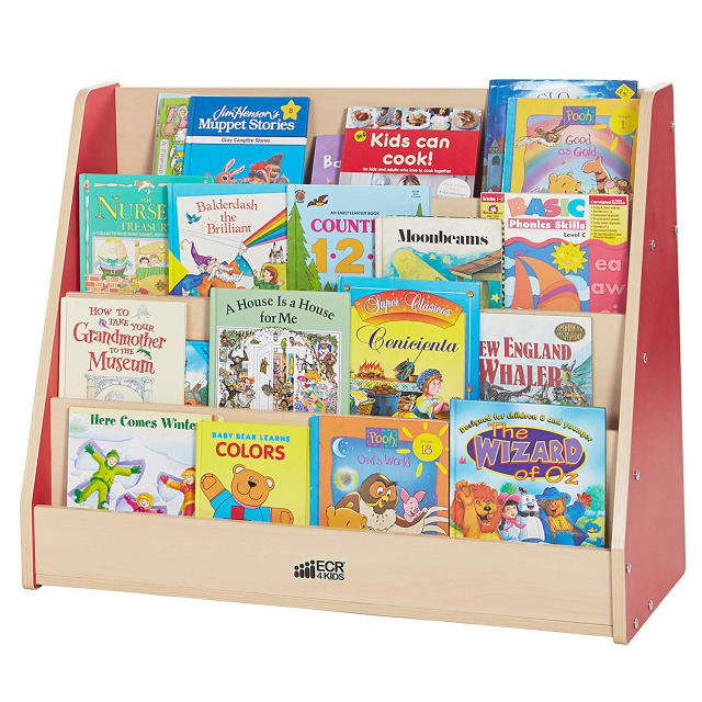 Preschool Book Displays, Child Care Book Shelves, Daycare 
