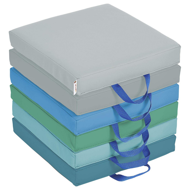 SoftZone square Floor Cushions blue elr-1230-ct