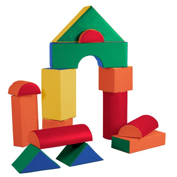 10418-AS SoftScape Jumbo Soft Block Set 14 Piece soft play