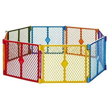 8768 North States Superyard Colorplay 8 Panel Playard