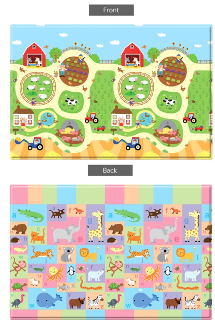 baby care play mat busy farm