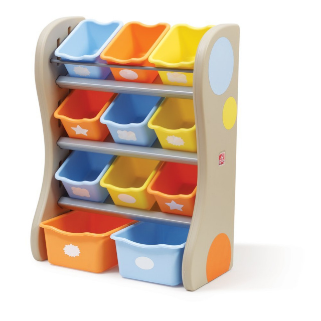 728900 Step2 Fun Time Room Organizer And Toy Storage, Tropical