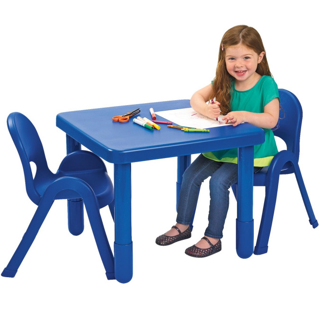 AB715202PB MyValue Preschool Table & 2 Chair Set - Blue
