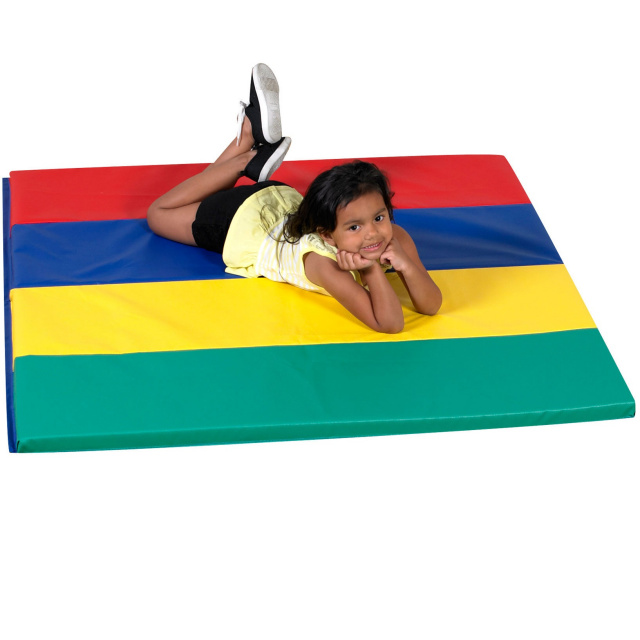 CF321-144 Rainbow Folding Gym Mat 4 x 4